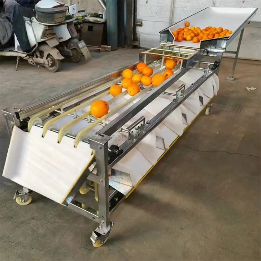 Optical Apple Mango Lemon Fruit Weight and Color Sorting Waxer Potato Sorting Sorter