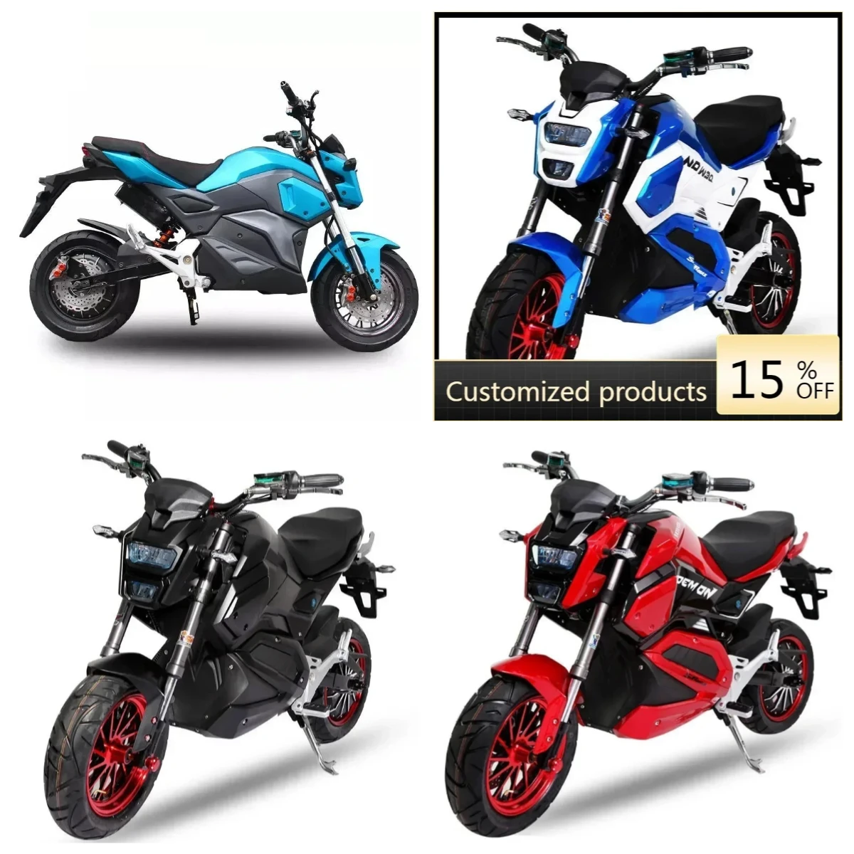 

STLF luyuan MotorcycleMiddle Straddle Electric Motorcycle 3KW 5KW Powerful Racing Li Battery OEM For Adults