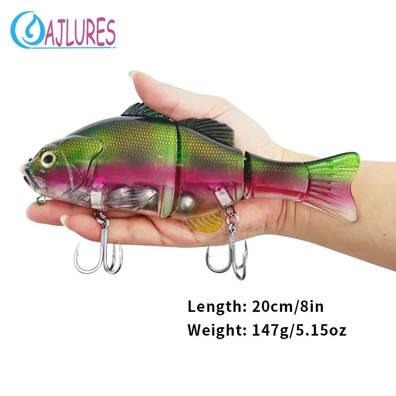 Jointed Swimbait 147g 20cm Glide Bait Floating Fishing Lures Artificial Bait for Predator Wobbler Pike Sea Fishing