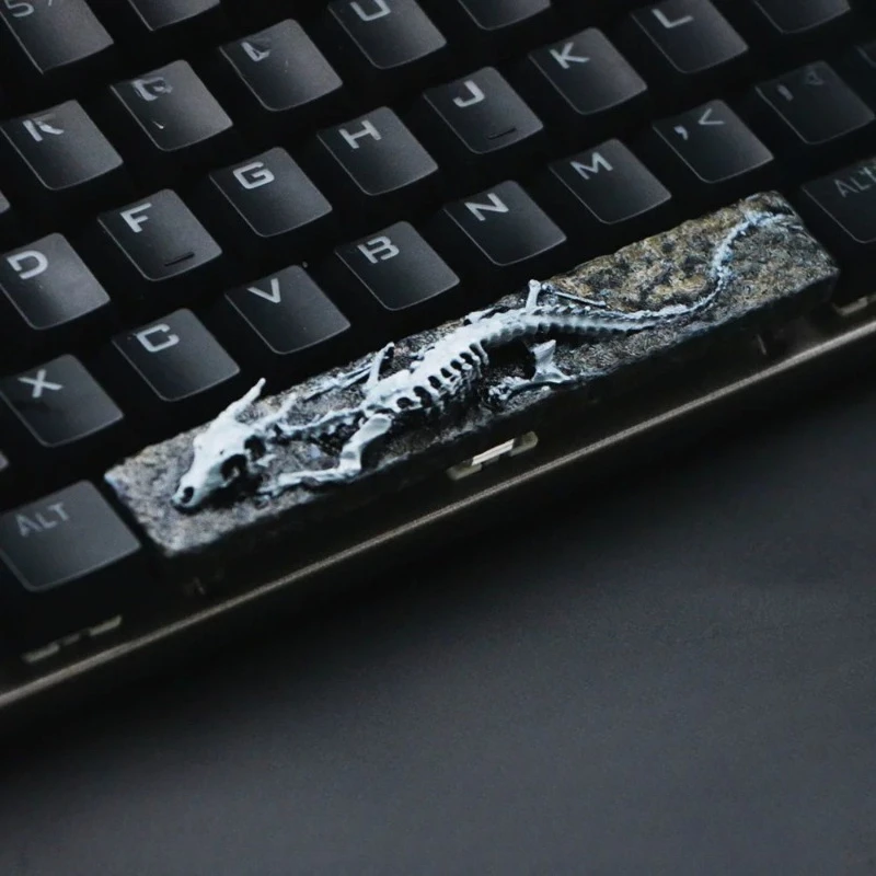 Legend of Dragon Bones Theme Keycap Custom Original Handmade PLA Material 6.25U Key caps for Mechanical Keyboard Accessories