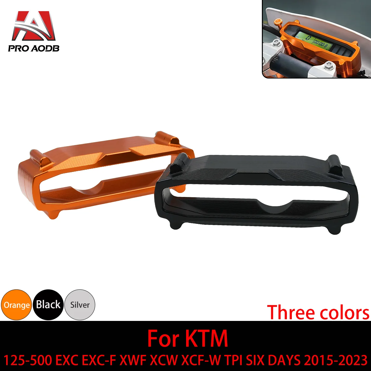 

For KTM EXC EXC-F XCW XCF-W TPI SIX DAYS 250 300 350 450 2015-2023 Speedometer Speedo Odometer Protector Guard Cover CNC Parts