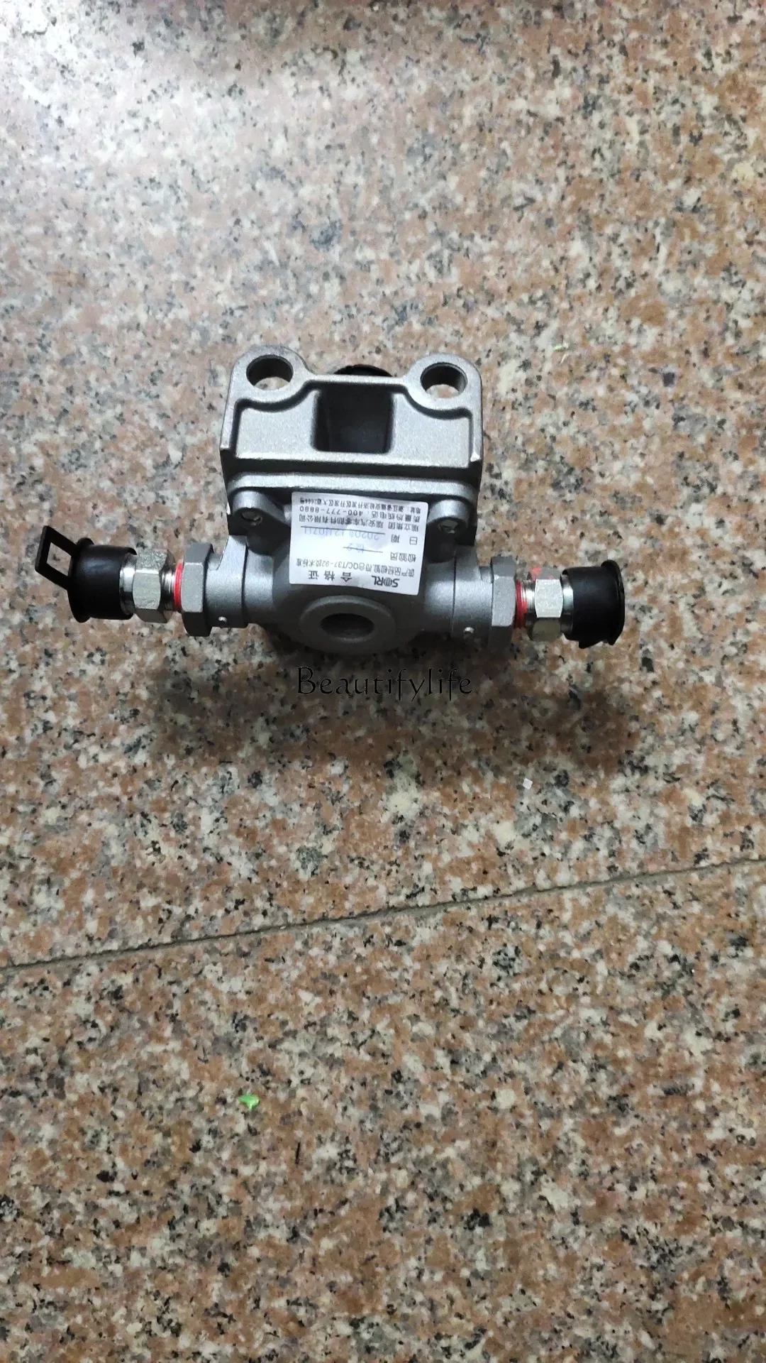 Belt Pulley Excavator Brake Quick Release Valve