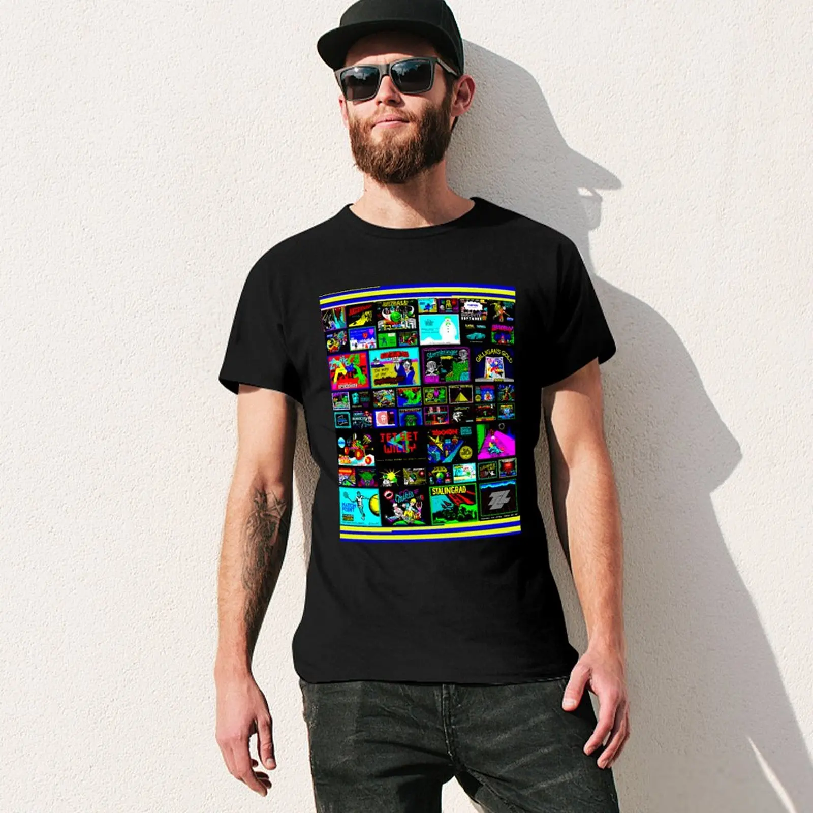 ZX Spectrum T-Shirt Game Loading Screens Part I T-Shirt cute clothes Blouse oversizeds hippie clothes