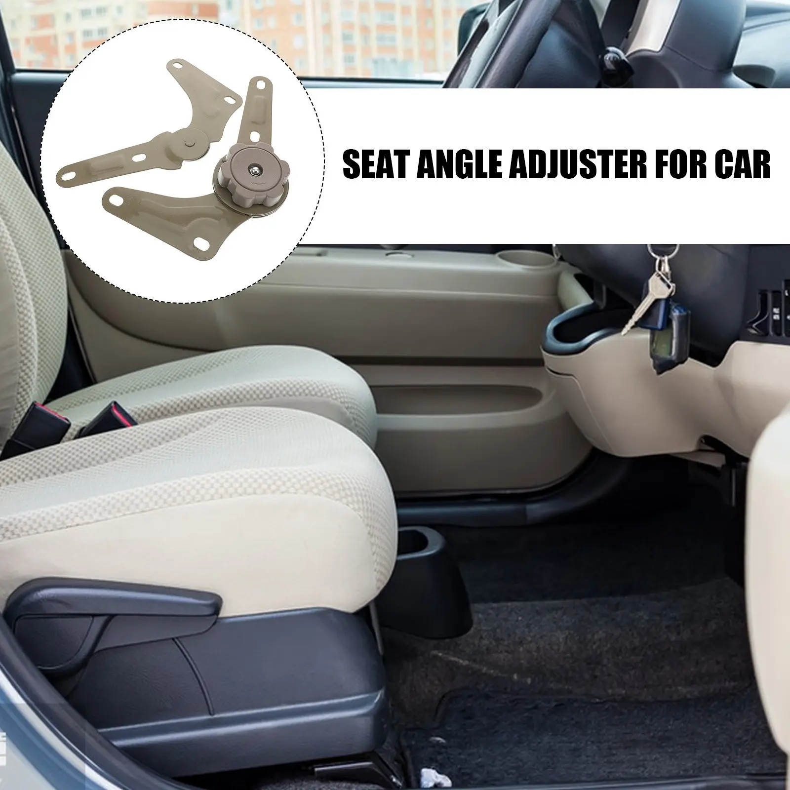 1Pair Seat Adjuster Knob Adjustable Angle Tool for Car Electric Vehicle Parts Multi Angle Backrest Recliner High Back Seat