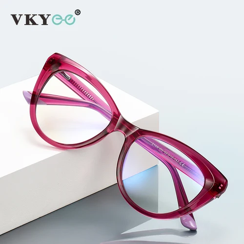 VICKY gafas de lectura para mujer, gafas ópticas antiluz azul a la moda simples, miopía, hipermetropía, prescripción personalizable PFD2149