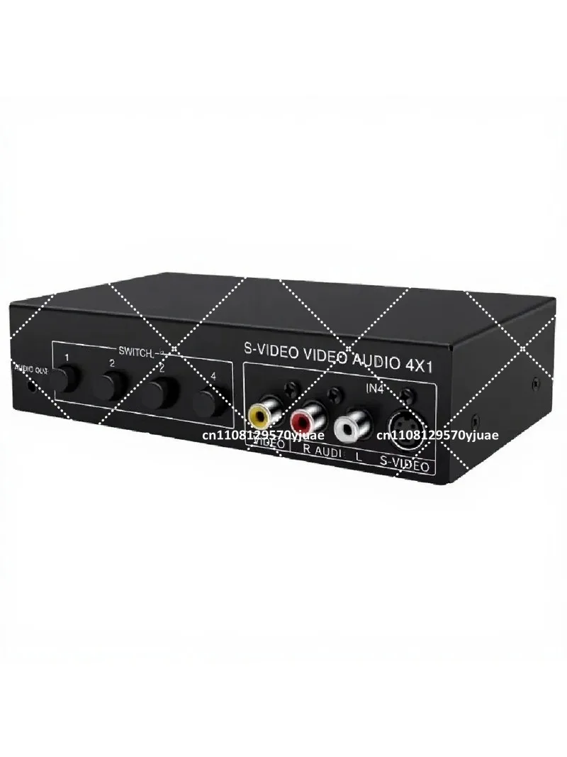 4K 60Hz 4x1 HDMI Switcher with IR Remote Control, Auto Switching, 4 Input 1 Output for HDTV, Monitor, Projector