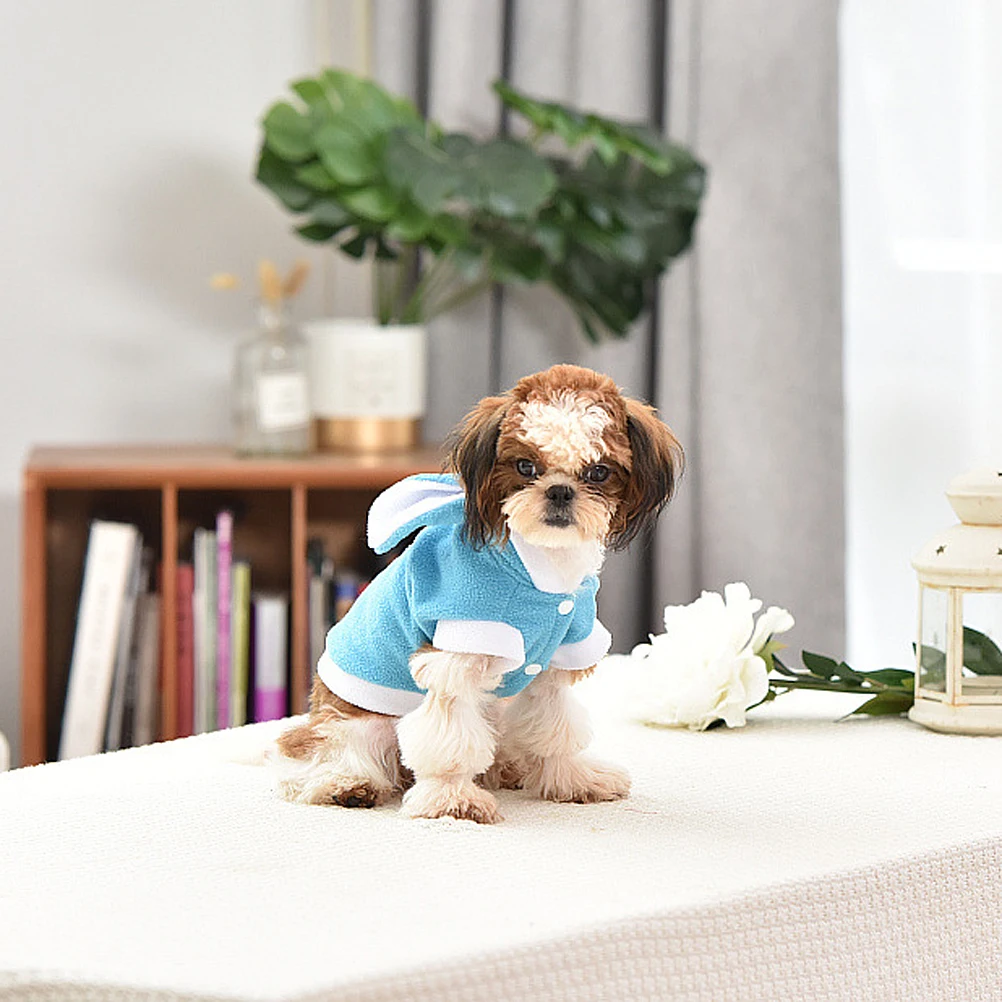 

Autumn And Winter Warm Rabbit Suit Puppy Cotton Vest for Pet Dog Cold Weather Coats