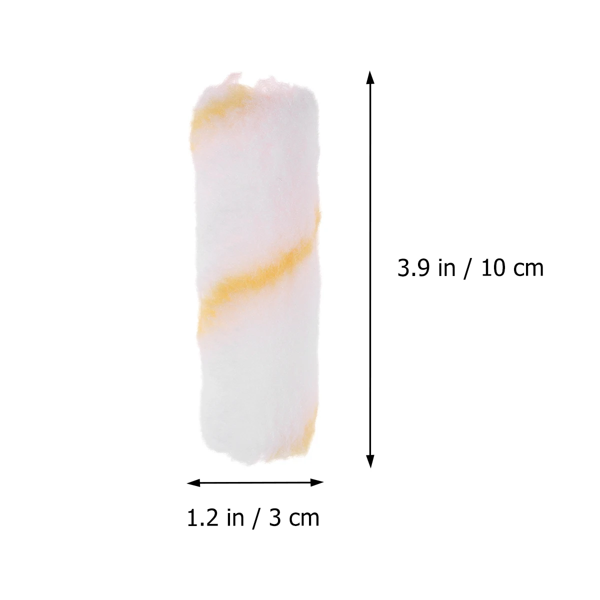 

30Pcs 4 Inch Paint Mini Roller Sleeve Refill Craft Paint Rollers Decorators Brush Smooth Tools for Home (without Shank)