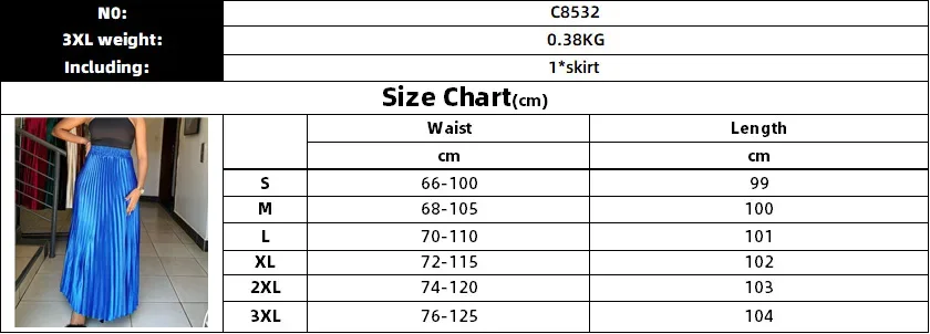 Skirts Women Elegant Fashion Casual A-line Long Pleated Skirt Solid Color Loose High Waist Big Swing Long Skirts Bottom