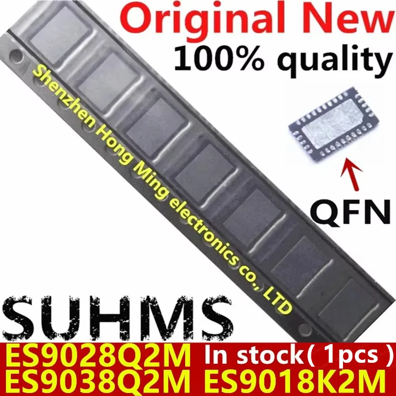 (1 قطعة) 100% جديد ES9018K2M ES9028Q2M ES9038Q2M QFN