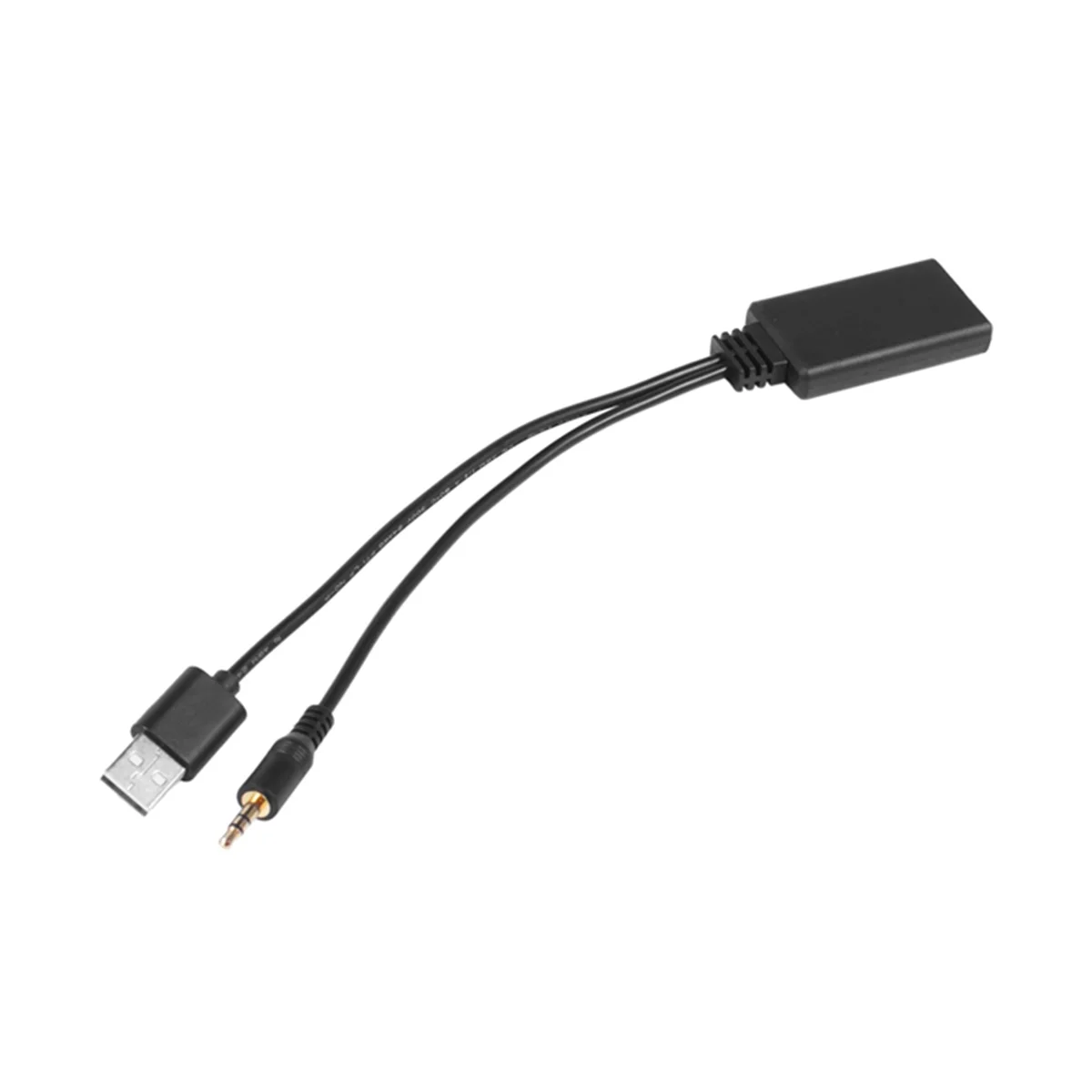 Adaptateur de musique Bluetooth sans fil pour voiture, récepteur auxiliaire, audio mx, prise USB, 3.5mm, compatible avec BMW E90, E91, E92, E93, 2 pièces