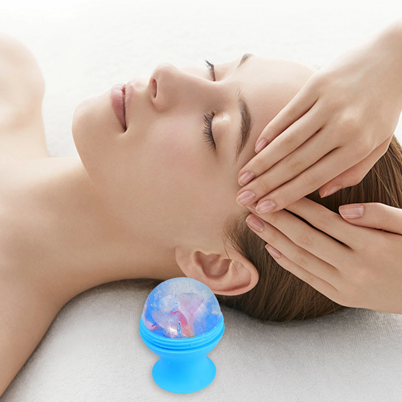 

Beauty Skin Care Tools Small Silica Gel Massager Facial Rollers