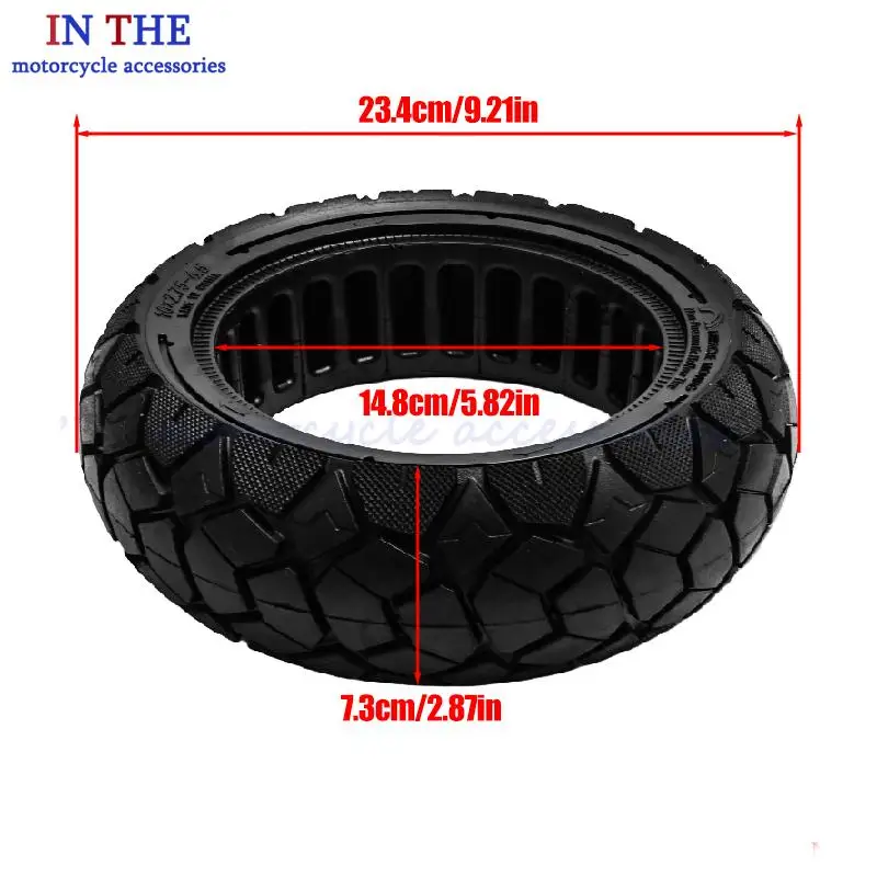 

NEW 10x2.75-6.5 Solid Tire for Electric Scooter 10x2.75-6.5 Explosion-proof Tire High Elasticity Modification Parts
