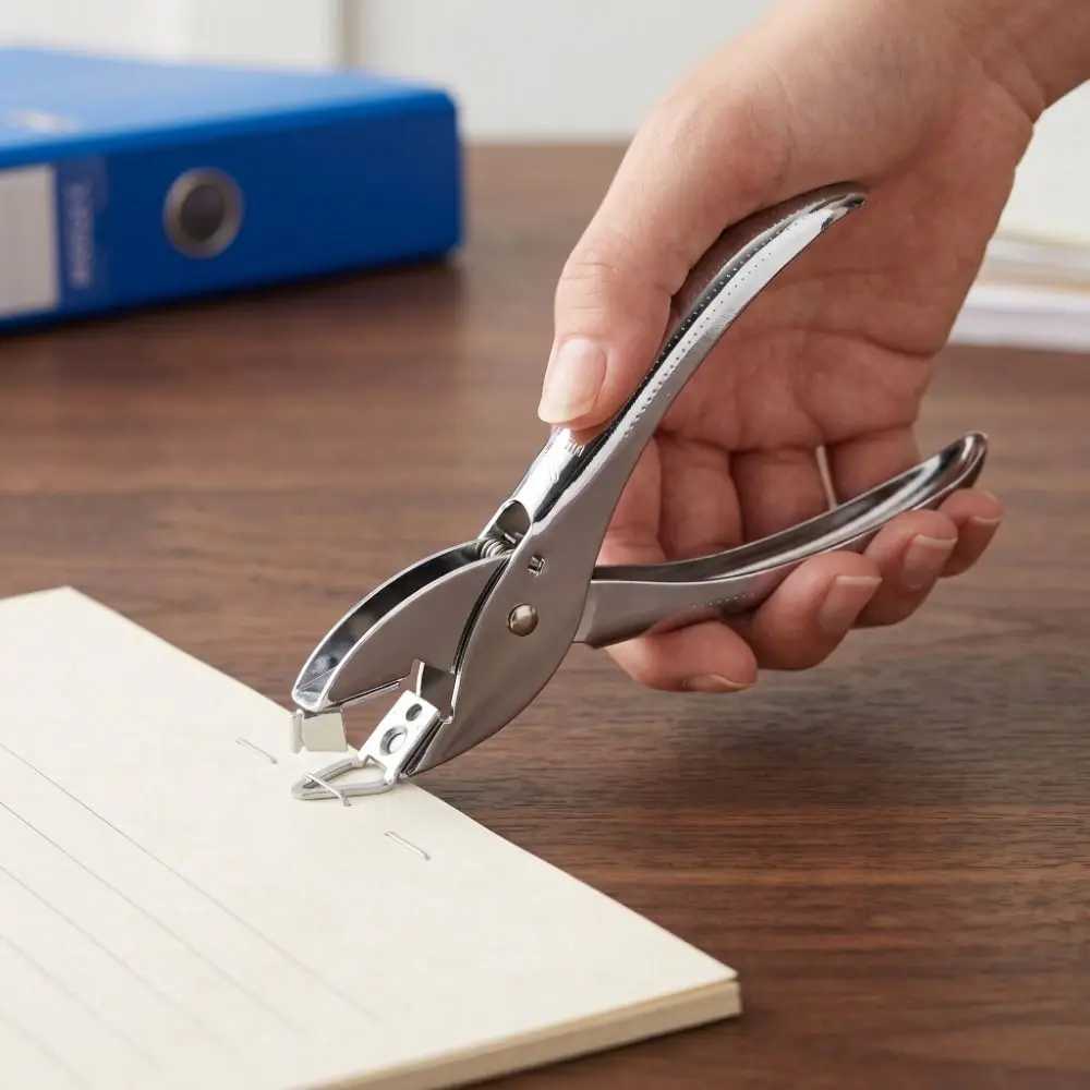 Binding Supplies Hand-held Staple Remover Mini Metal Nail Puller Plier Style Portable Staple Puller Home Use