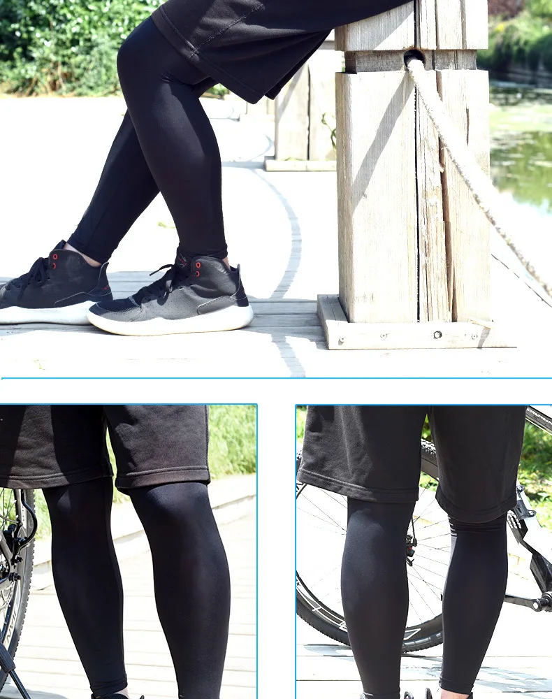 Outdoor Sommer Eis Seide Bein Abdeckung Ärmeln Radfahren Ausrüstung männer frauen Sonnenschutz Bergsteigen Leggings Knie