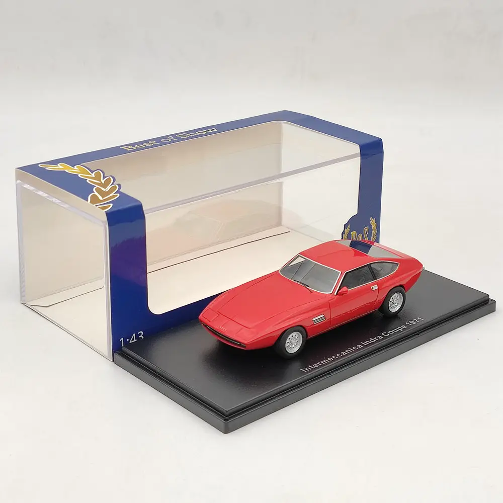 BOS 1:43 For lntermeccanica lndra Coupe 1971 Resin Model Car Limited Collection Red