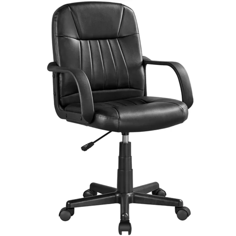 

Office Chair Free Shipping Adjustable Faux Leather Swivel Office Chair Computer Chairs Lightweight Relax Furniture