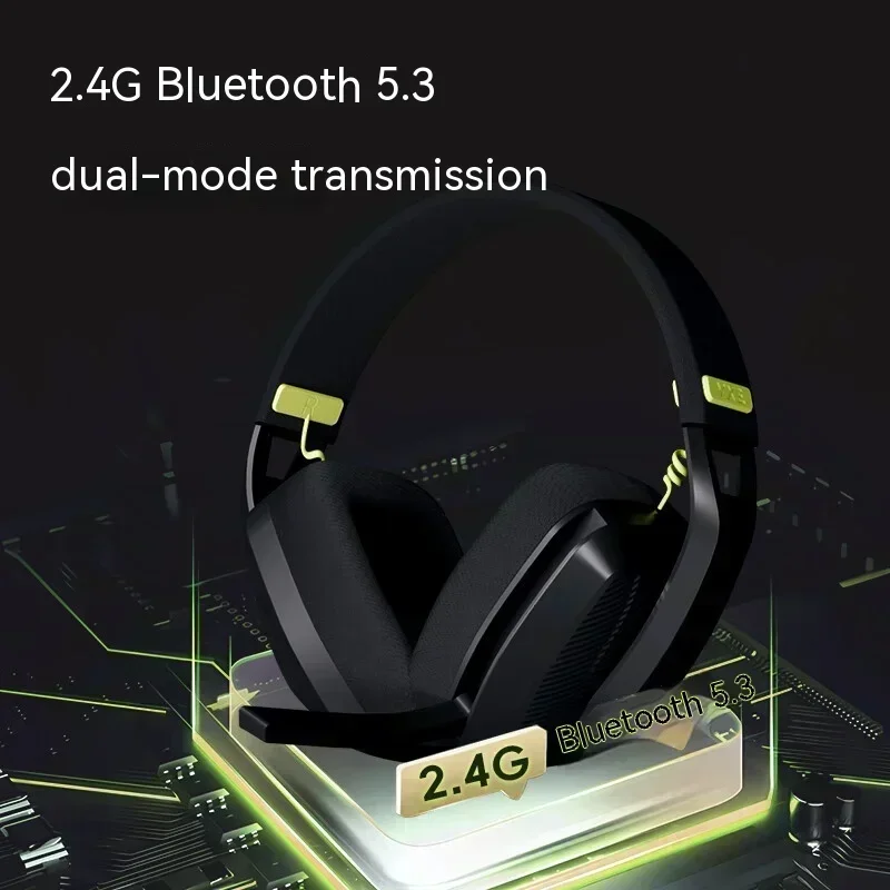 Imagem -04 - Dual-mode Lightpeso Gaming Headconjunto com Microfone Esports de Computador Presente Vgn Vxe Siren Bluetooth 5.3 2.4g v1