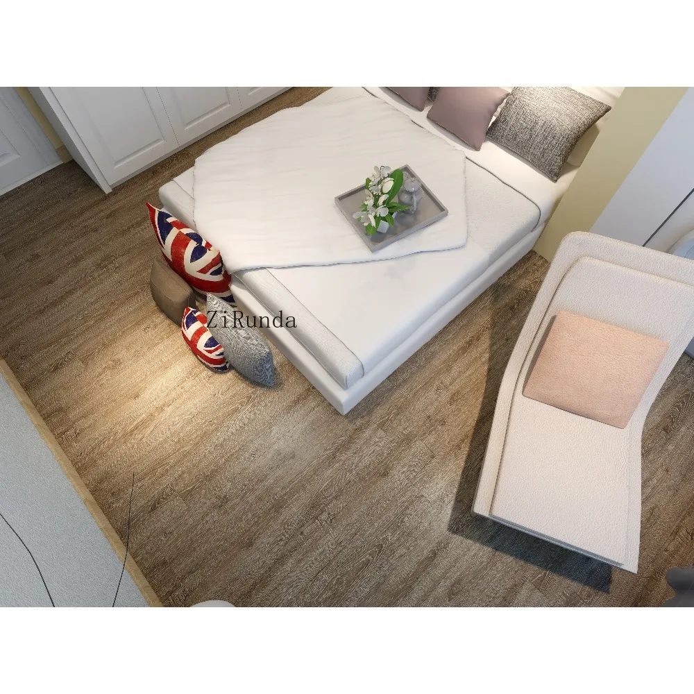 نسخة مخصصة من أرضيات الحمام البلاستيكية المتشددين الفاخرة مقاس 6 × 36 بوصة #5