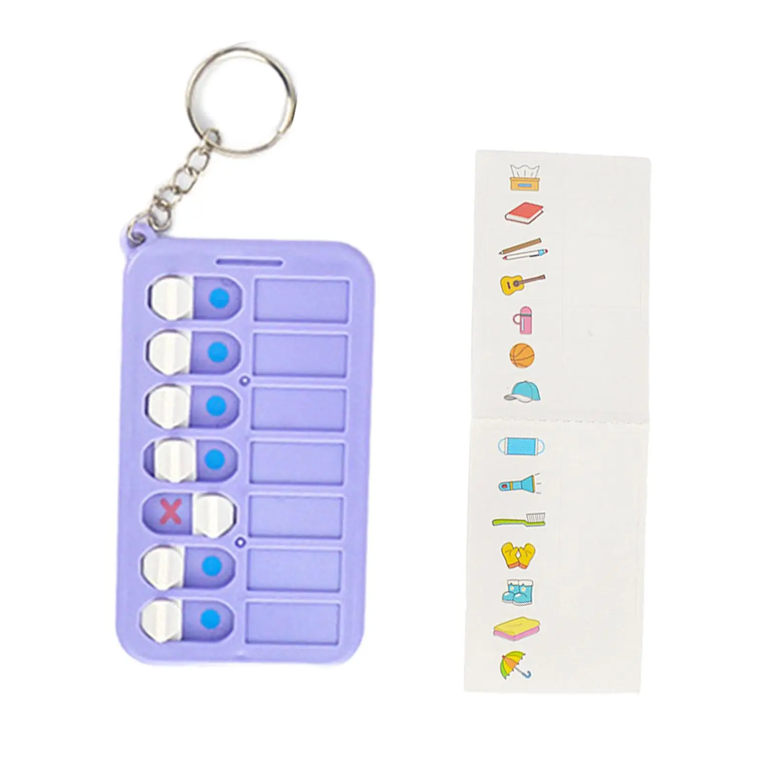 Memo Board Keychain Chore Chart Keychain for Handbag Purse Accessories