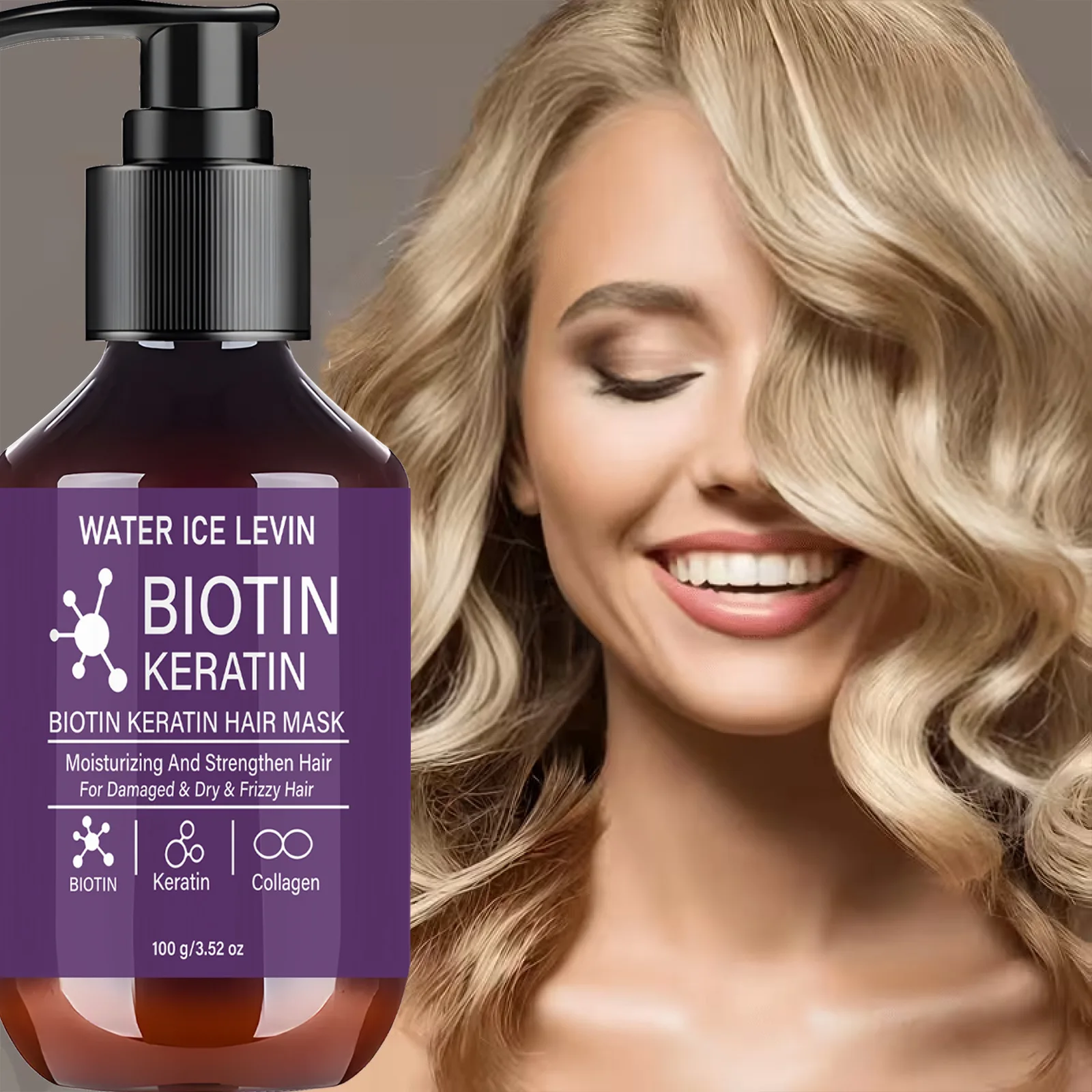 Botin Keratin Hair Mask, moisturizes and strengthens damaged hair, reduces frizz, split ends and tangles.100ml/200ml