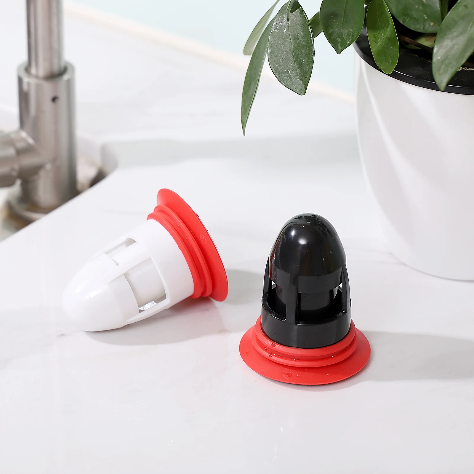 2 قطعة تجفيف الأرضية الأساسية سيليكون الطابق استنزاف حمض القلويات مقاومة الحمام المطبخ تدفق المياه السريع مصفاة حوض