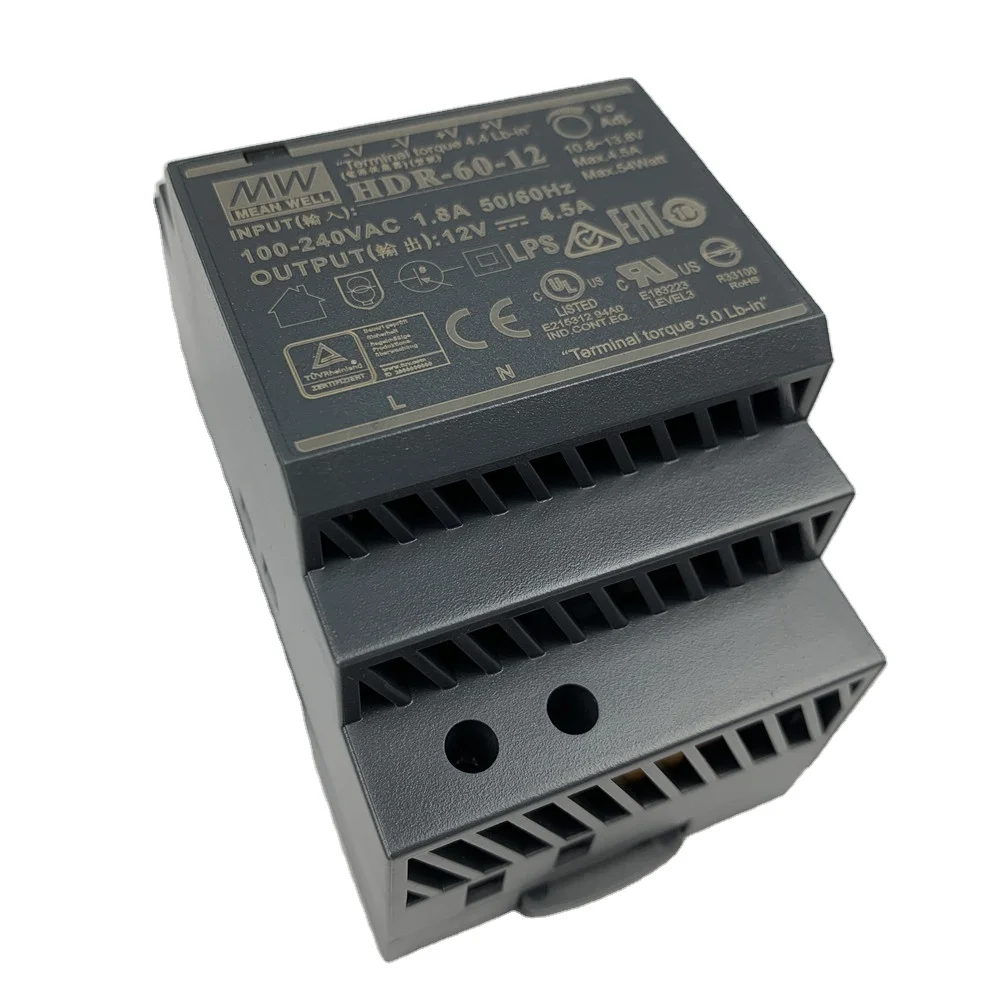 Kincony  DIN Rail Switch Power Supply DC12V  4.5A for Smart Home Automation Distribution Box DIY