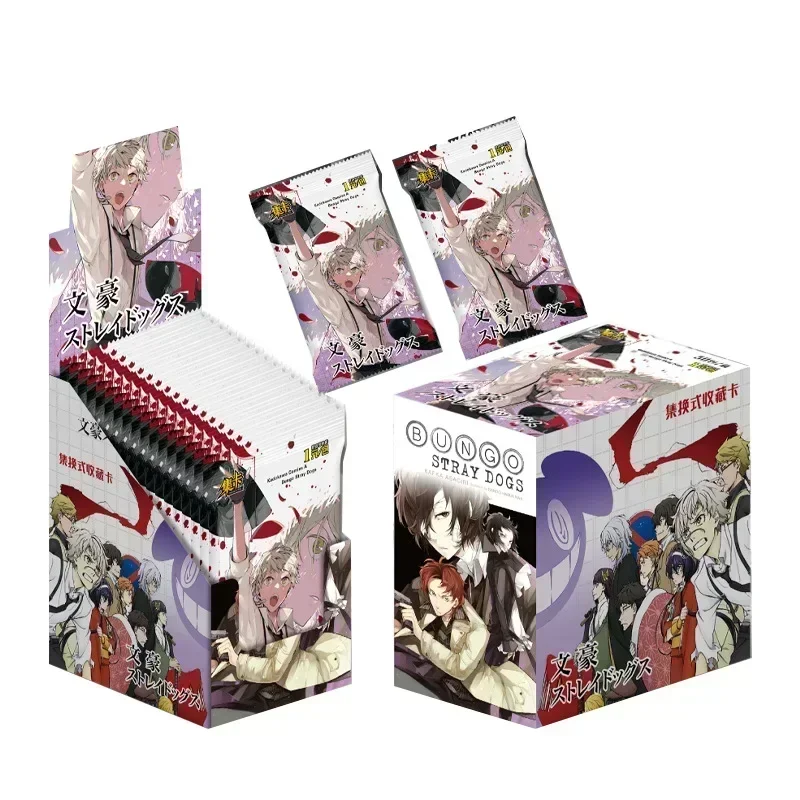 Bungo Stray Dogs Caiguang Series Collectible Character Cards Ryunosuke Akutagawa Popular Classic Anime TradingCards BirthdayGift