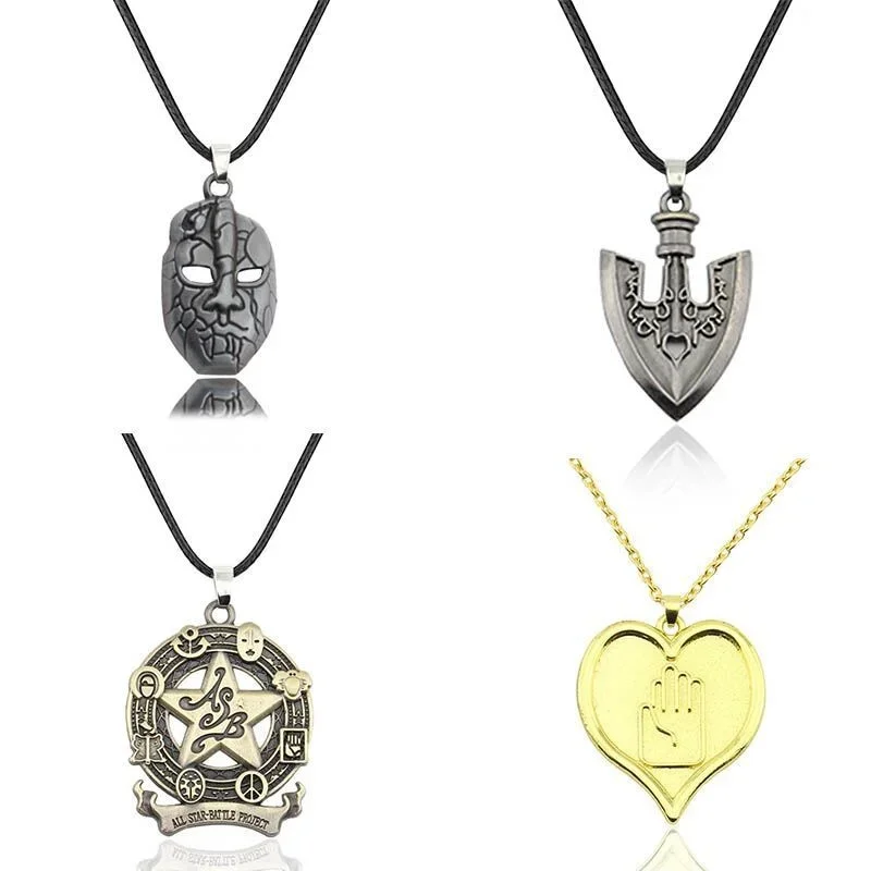 

2025Anime Jojo bizarre Admin Косплей воротник Kujo Jotaro Dio Brando аксессуары для joyería de Metal