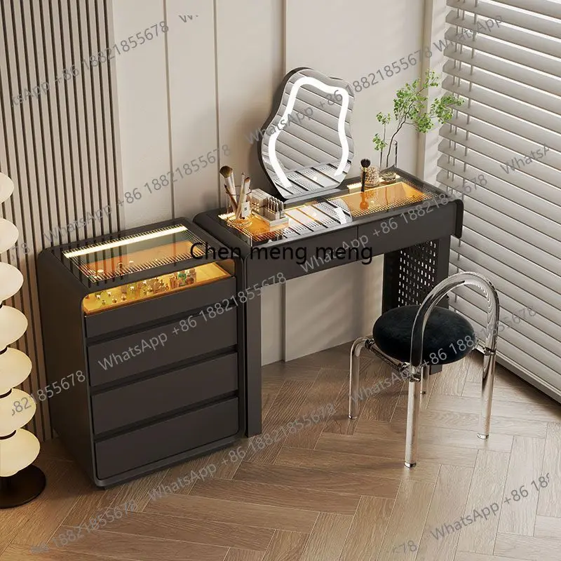 

Nordic Dressing Table Cabinet Storage European Cosmetics Drawers Dressing Table Comfortable Console Mesa De Maquillaje Furniture
