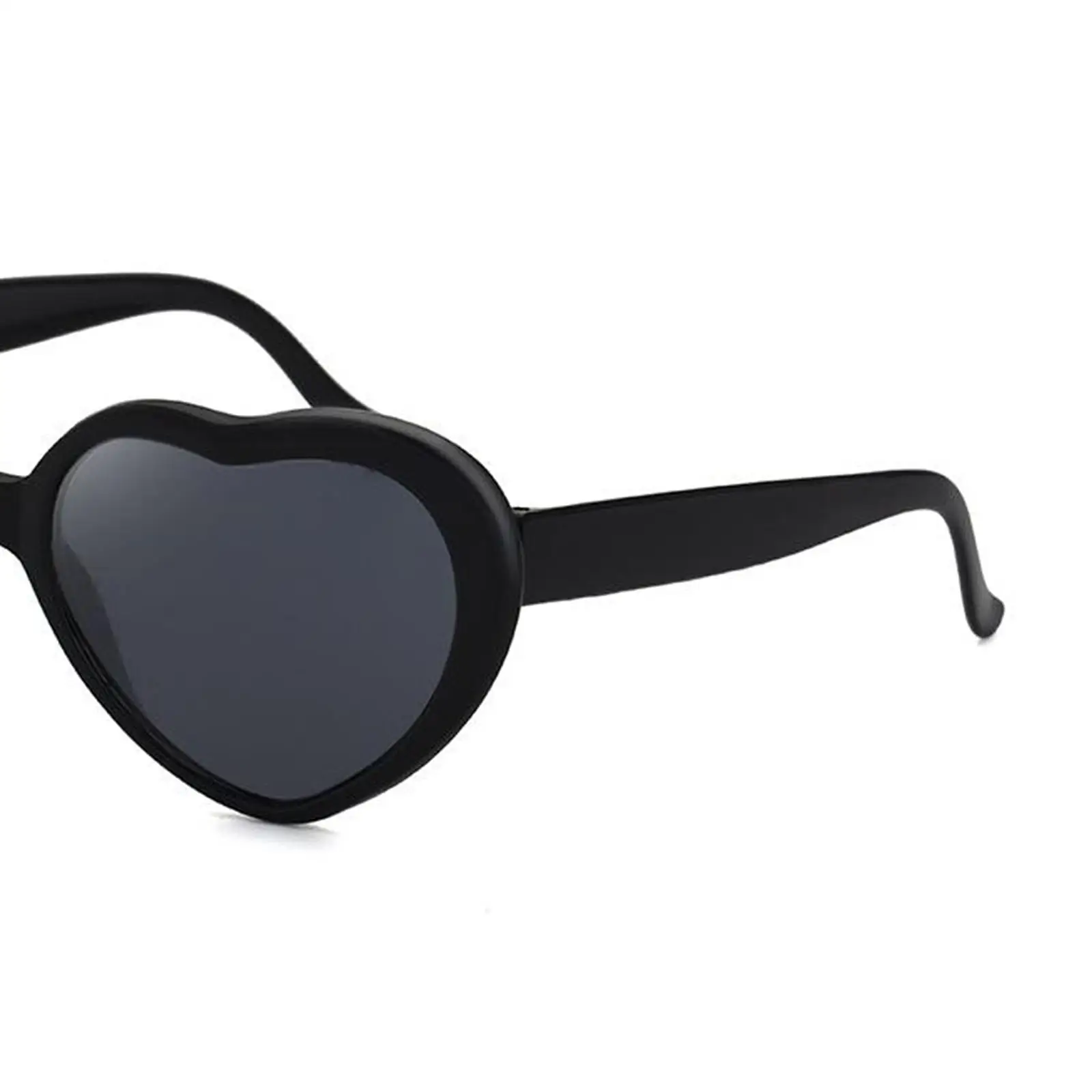 Fashionable Heart Sunglasses Women Cute Love Pink Frame Plastic Shades Outdoor Party Beach Shopping Trendy Eyewear Gift