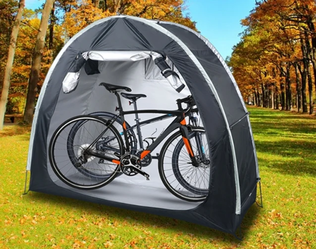 Morningstar Popular Oxford Fabric One-Bedroom Outdoor Camping Tent with Bicycle Trailer for Summer Bike Storage