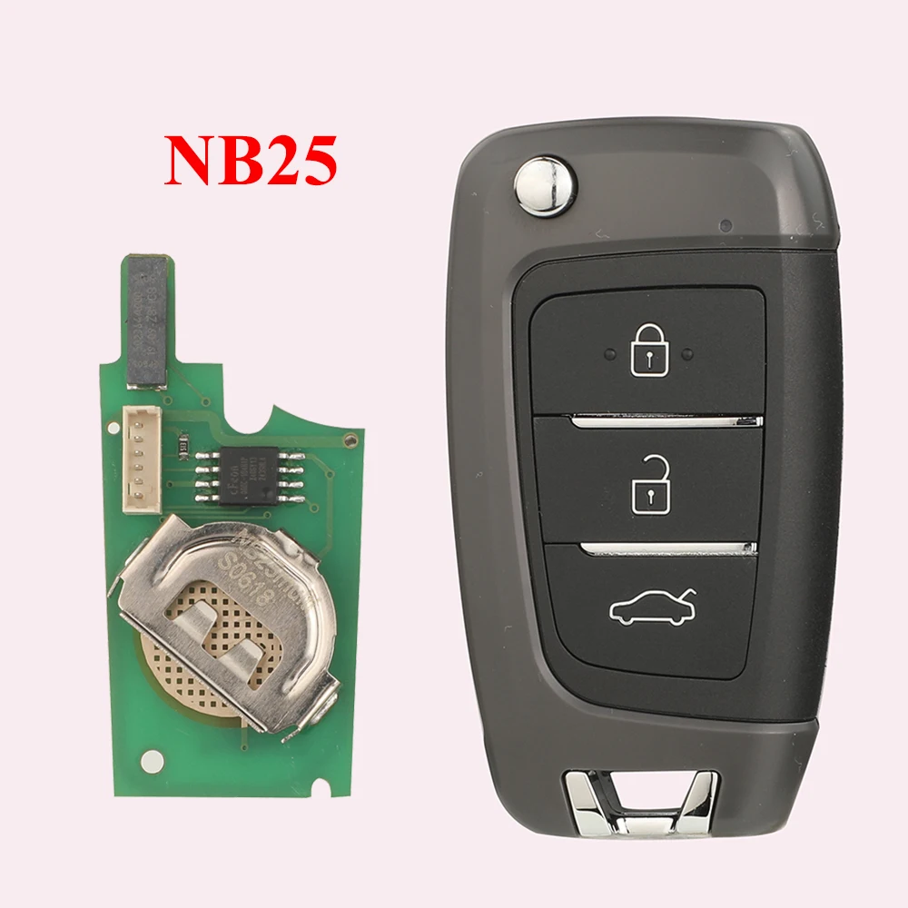 jingyuqin New KEYDIY NB25 Remote Car Key NB Series Multi-Functional Universal Auto Accsesories for KD900+ URG200 KD-X2 Tools