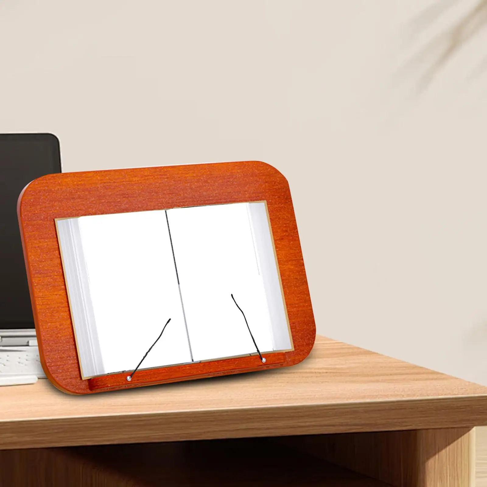 Book Stand for Reading Stable Adjustment Multifunctional Portable Foldable Design Textbook Stand Cookbook Stand for Sheet Music