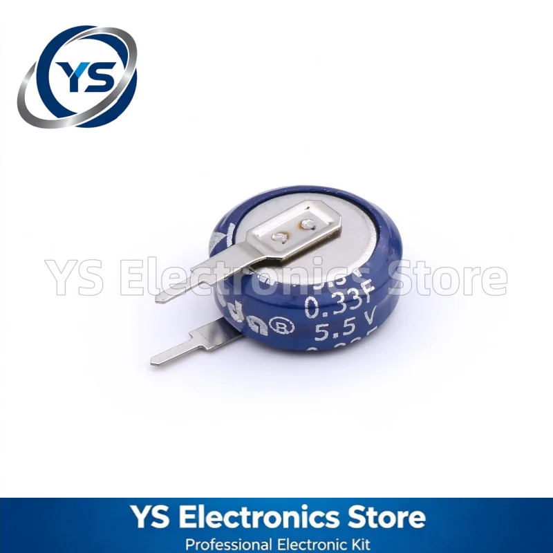 5-50pcs 5.5V 0.33F V Type Terminal CDA CBN5R5334VF-ZG CBN Series Super Capacitor Ultra Farad Capacitors New High Quality