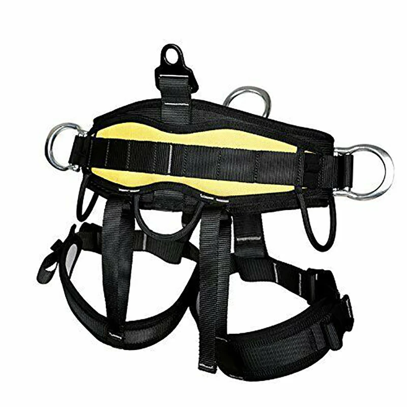 Safety Harness Lower Body Strap Climbing Belt Equipment Downhill Aerial Work Outdoor Expansion Rappelling Mountaineering Protect