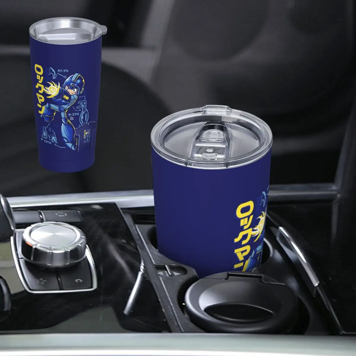 Megaman Video Game Mega Man Stainless Steel Tumbler Vacuum Insulated Mugs Thermal Cold Bottle Straw With Lid 20oz