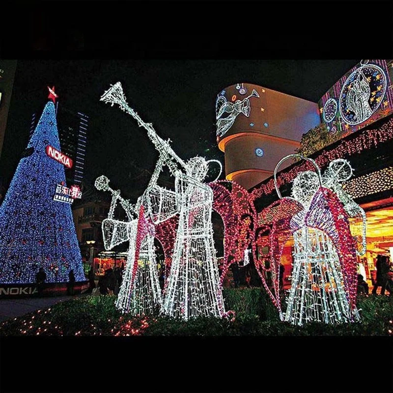 Custom.2024 Led acrymic fairy tale lights 3d led moon character angle lights