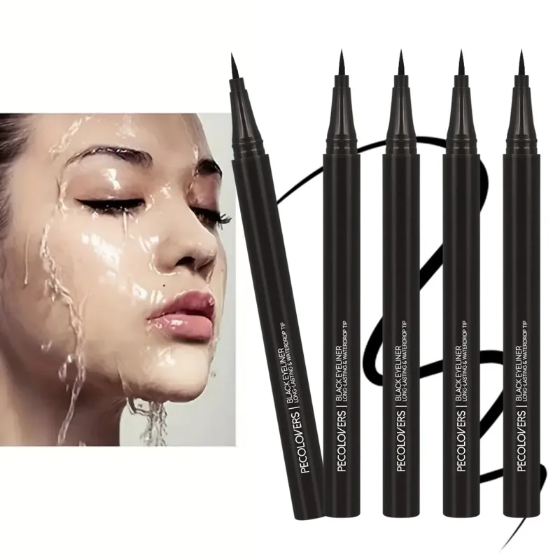 Lápis de sobrancelha delineador líquido 5 Pçs/set 0,1mm - Anti-suor, Anti-incrustante, Leve, de secagem rápida, adequado para todos os tipos de pele