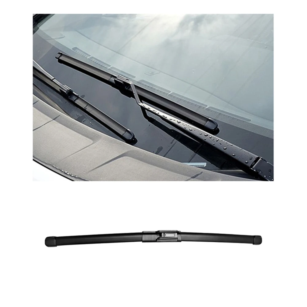 26\'\' 6mm Silicone Wiper Blade Frameless for Auto Car Bus Windshield Car Silicone Universal Frameless Windshield Wiper Blade 2Pcs