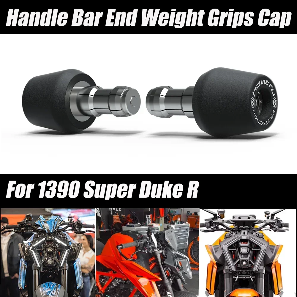 

For 1390 Super Duke R (2024-0nwar) Handle Bar End Weight Grips Cap