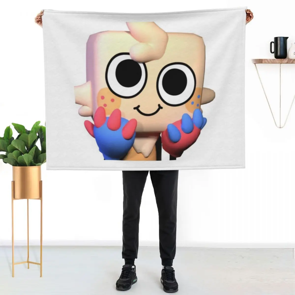 

Dandy's World: Goob Throw Blanket Soft Bedroom Blanket for Night Sleeping