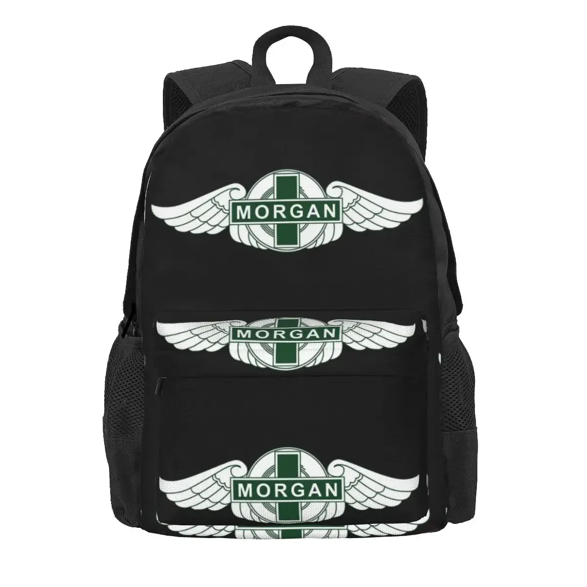 حقائب ظهر لشركة Morgan Motor Car Company للأولاد والبنات حقيبة كتب للطلاب حقائب مدرسية كرتونية حقيبة كتف للسفر بسعة كبيرة