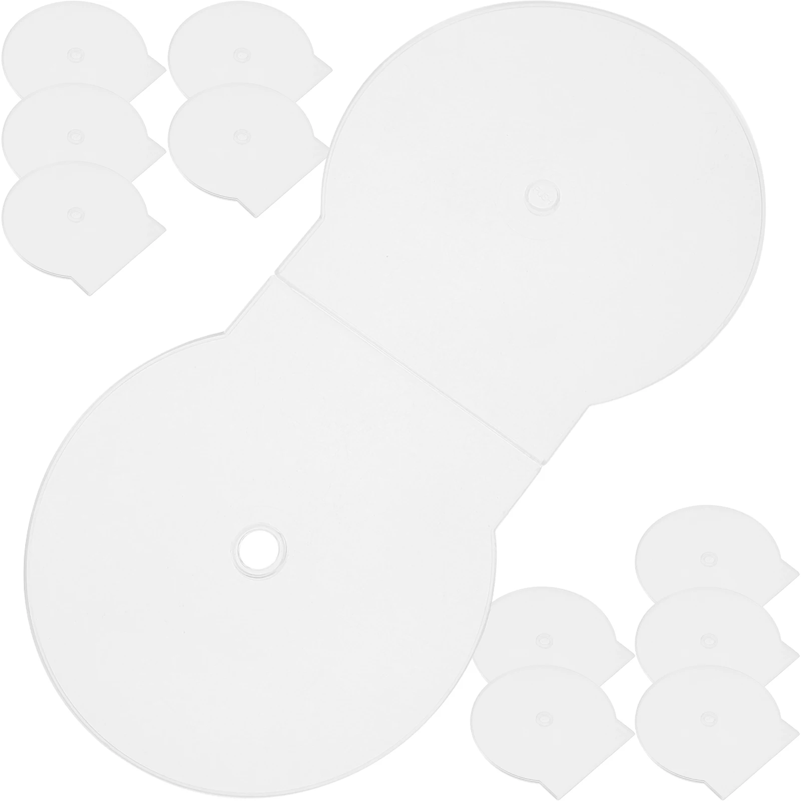 

20 Pcs CD Case Dvd Holder Storage Disc Clear Plastic Empty Cases Carriers Holders