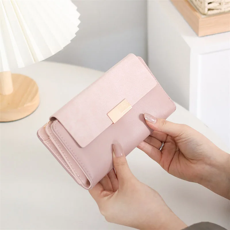 Luxury PU Leather Women Wallets Long Ladies Clutch Large Capacity Wallet Designer Brand Purse Big Capacity Women Trifold Wallets