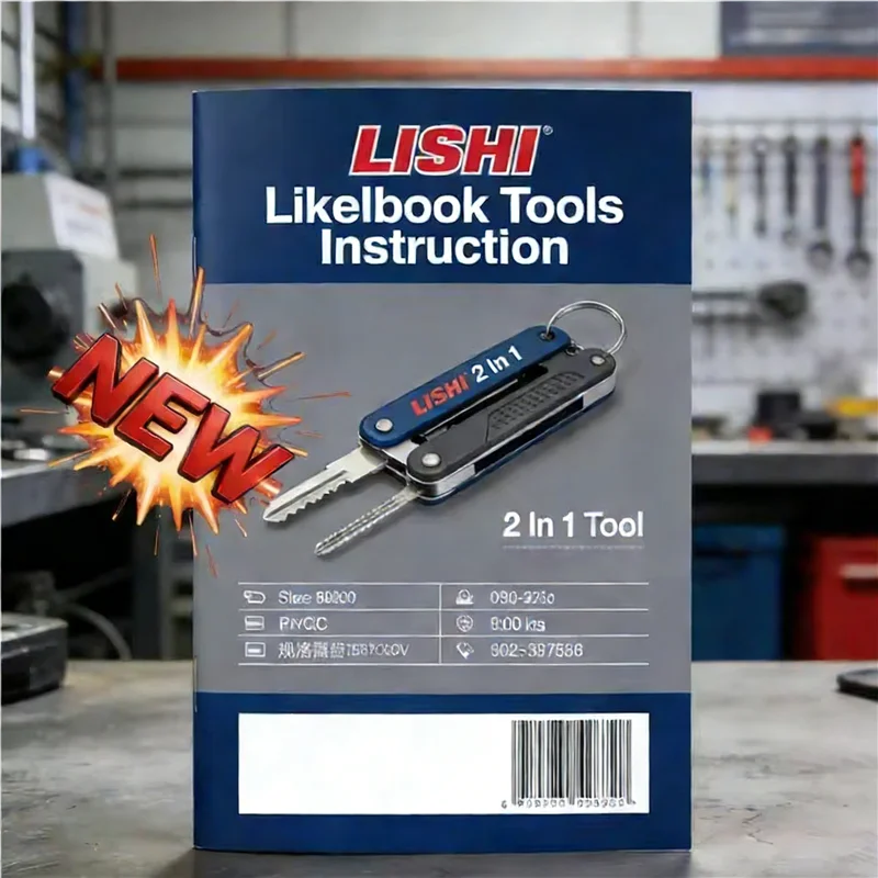 

Best Selling Lishi 2-in-1 Locksmith Tool User Manual Book Instruction Guide for Automotive Locks And Keys