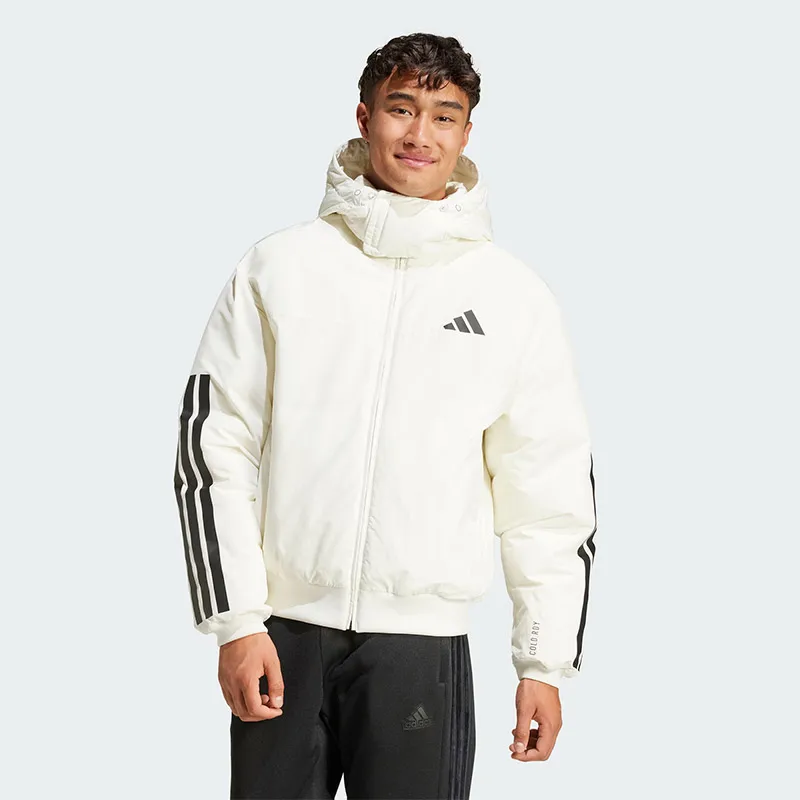Adidas Adidas Down Jacket Men's Hooded Windproof Duck Down Bread Jacket Sports Jacket Top JG3852