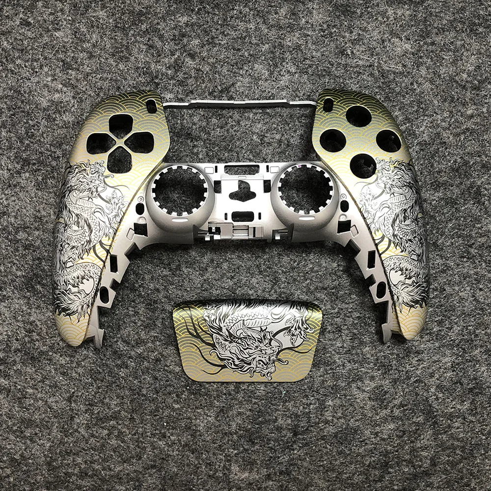 PS5 Game Handle Face Cover Front Cover With Touchpad loong Themes Cartoon Style Handle DIY Custom Industrial Style