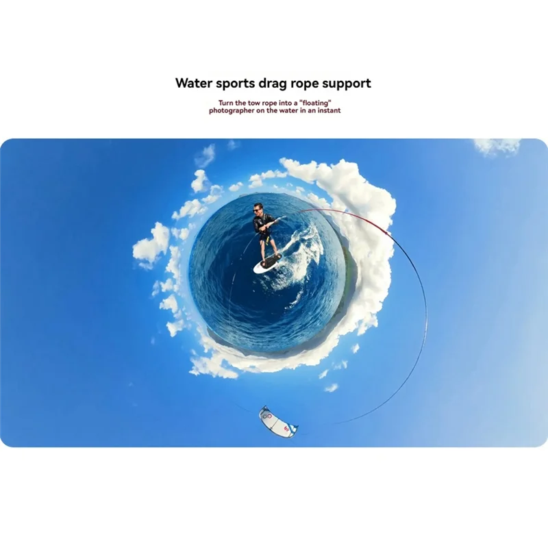 【NECESSITY】For Insta360 X5 Accessories Water Sports Rope Mount Invisible For Surfing Kiteboarding Wakeboarding For Insta360 X5