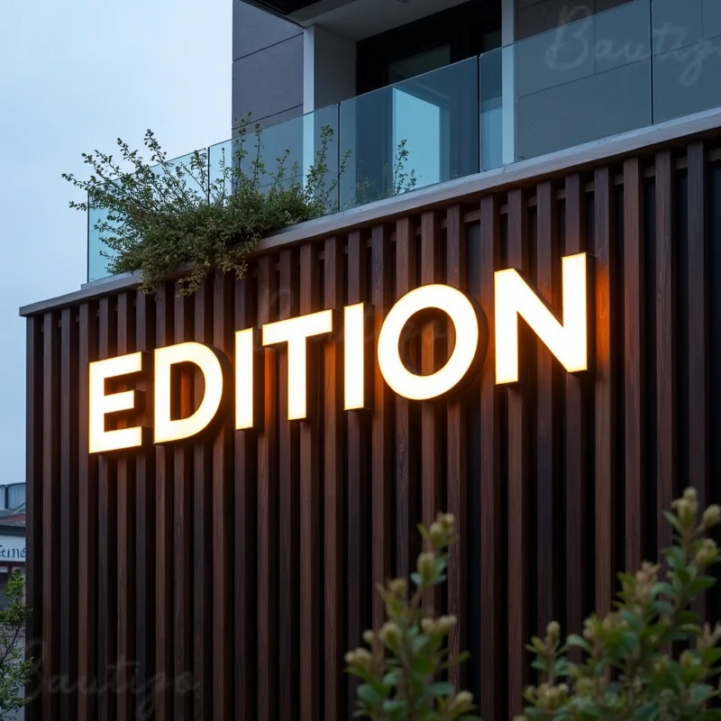 Custom 3D LED Light Up Metal Letters Sign For Storefront Business Waterproof Illuminated Frontlit Advertising Signage Display